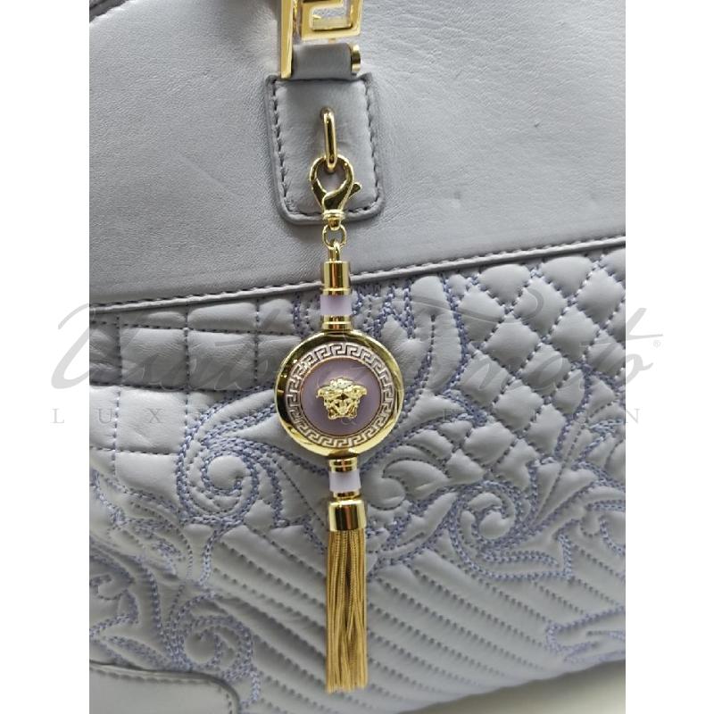 BORSA DONNA GIANNI VERSACE LILLA TRACOLLA  | Mercatino dell'Usato Roma parioli 4