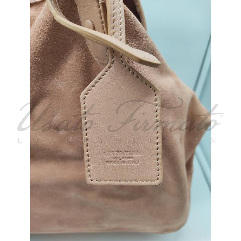 BORSA DONNA GIORGIO ARMANI SUEDE BEIGE  | Mercatino dell'Usato Roma parioli 2