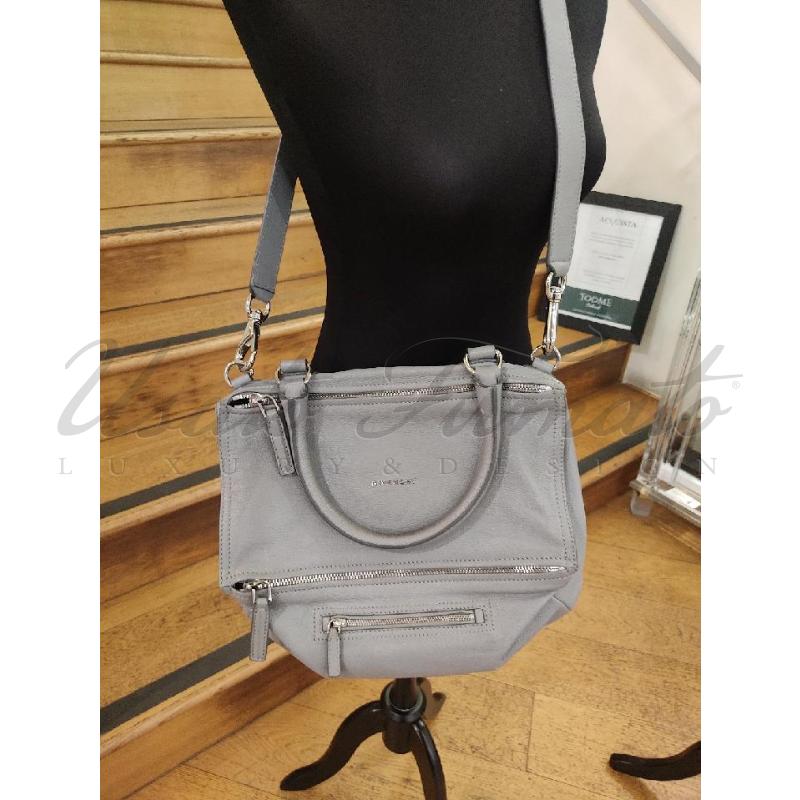 BORSA DONNA GIVENCHY PANDORA PELLE GRIGIO  | Mercatino dell'Usato Roma parioli 1
