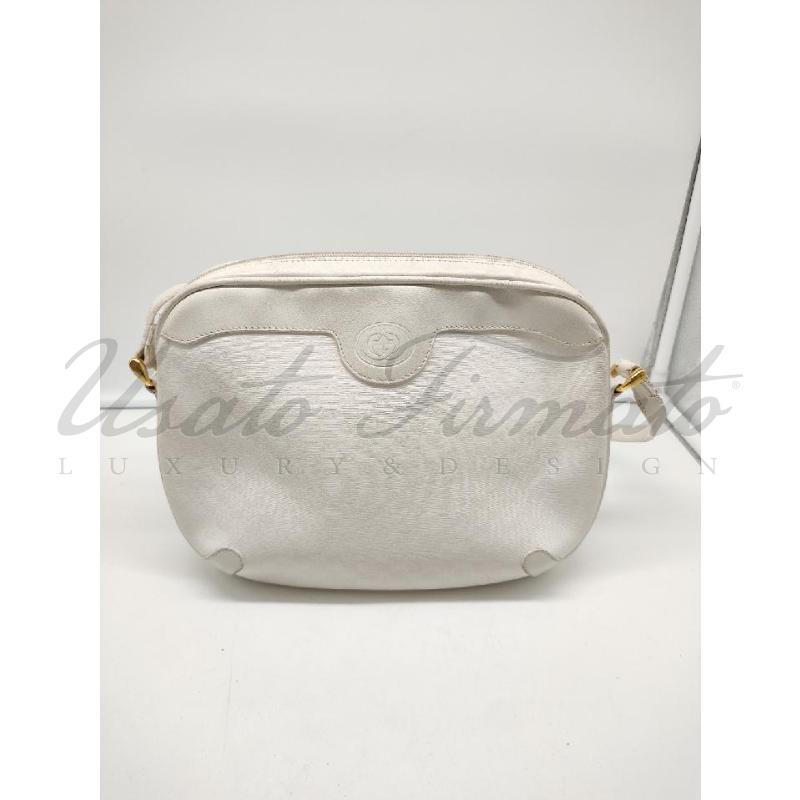 BORSA DONNA GUCCI BIANCA VINTAGE COD 001 104 | Mercatino dell'Usato Roma parioli 1