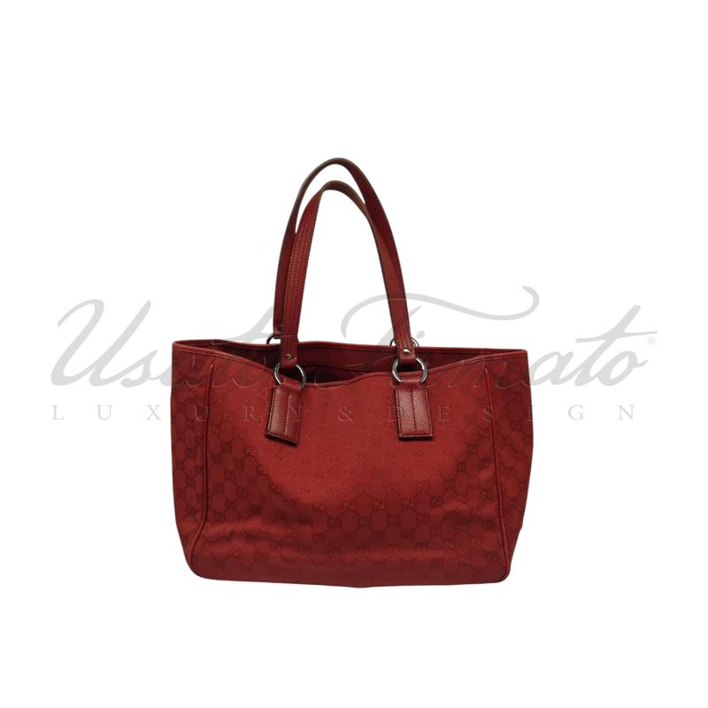 BORSA DONNA GUCCI TELA ROSSA COD 113017 | Mercatino dell'Usato Roma parioli 1