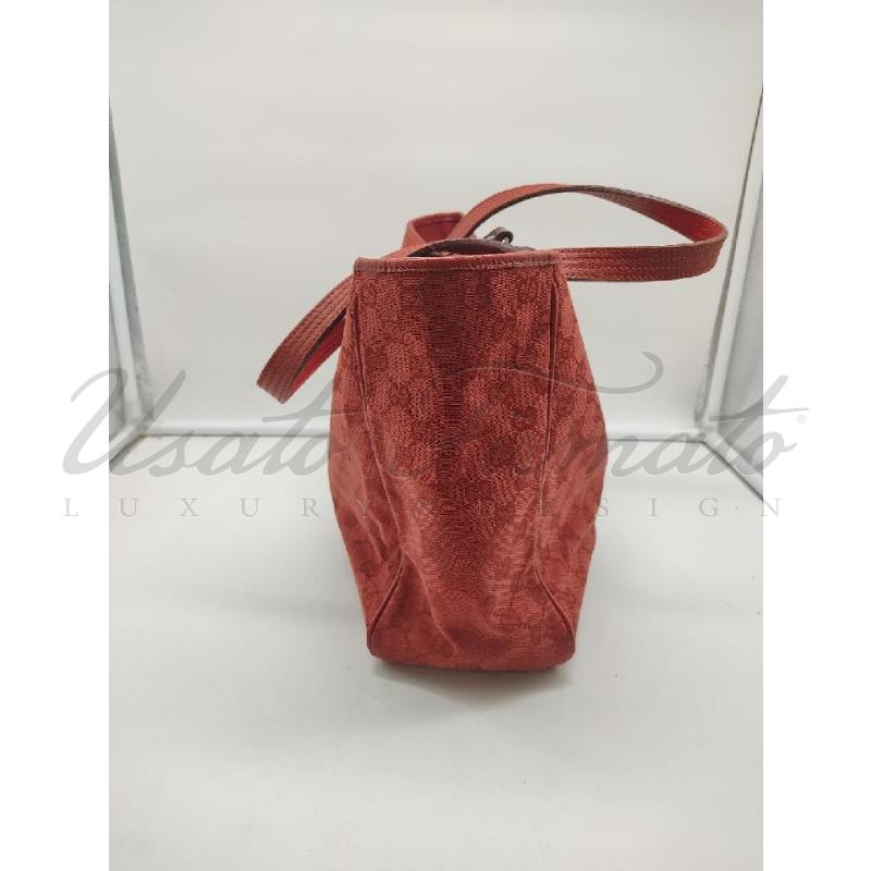 BORSA DONNA GUCCI TELA ROSSA COD 113017 | Mercatino dell'Usato Roma parioli 2