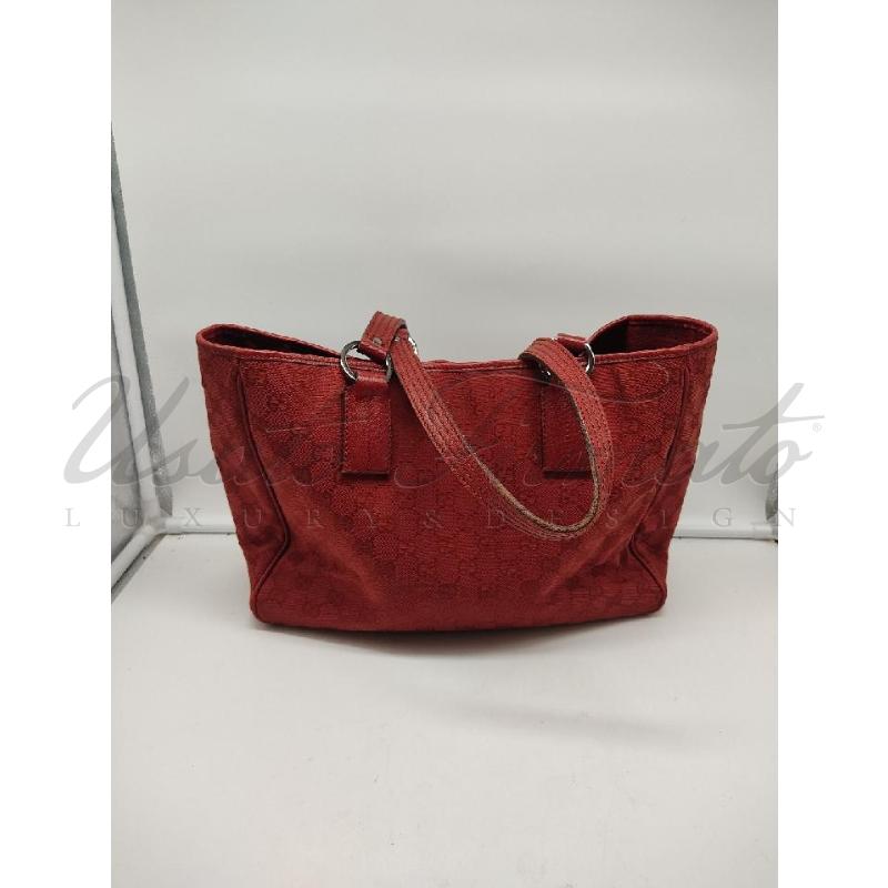 BORSA DONNA GUCCI TELA ROSSA COD 113017 | Mercatino dell'Usato Roma parioli 3
