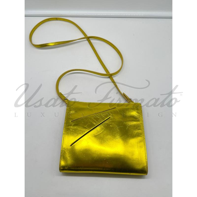 BORSA DONNA JIL SANDER PELLE DORATA  | Mercatino dell'Usato Roma parioli 2