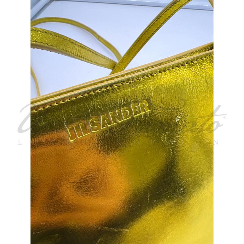 BORSA DONNA JIL SANDER PELLE DORATA  | Mercatino dell'Usato Roma parioli 3