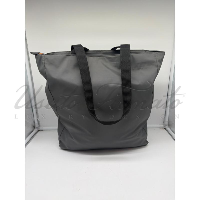BORSA DONNA KWAY GRIGIA NYLON | Mercatino dell'Usato Roma parioli 2