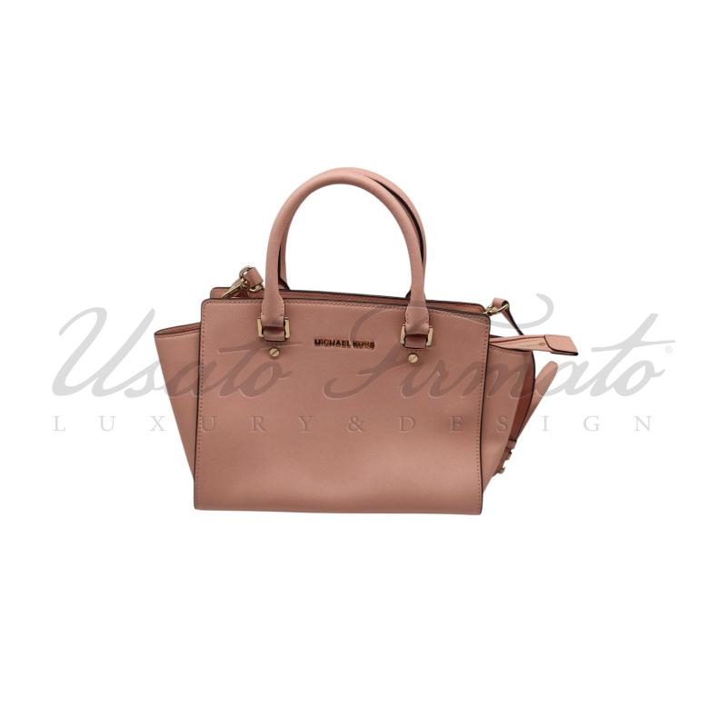 BORSA DONNA MACHAEL KORS ROSA  | Mercatino dell'Usato Roma parioli 1