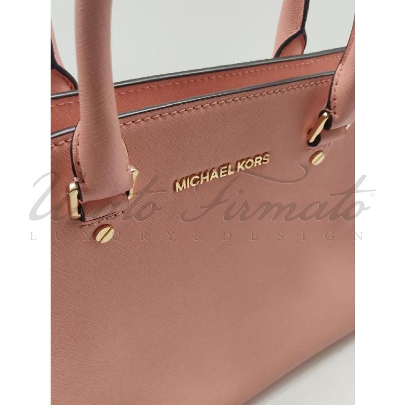 BORSA DONNA MACHAEL KORS ROSA  | Mercatino dell'Usato Roma parioli 4