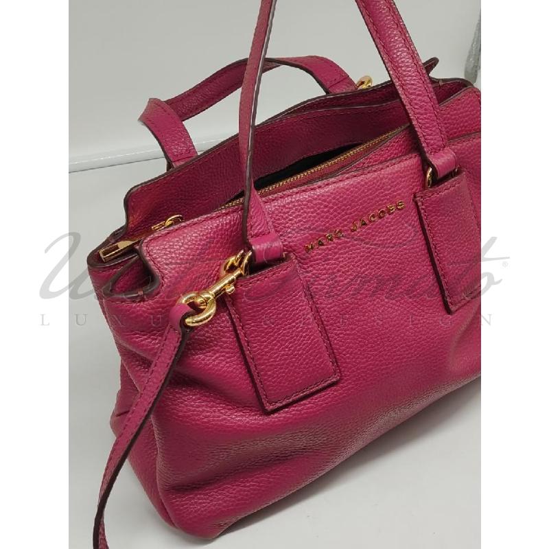BORSA DONNA MARC JACOBS FUCSIA PELLE  | Mercatino dell'Usato Roma parioli 3