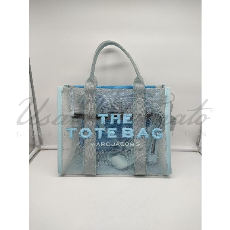 BORSA DONNA MARC JACOB NYLON CELESTE | Mercatino dell'Usato Roma parioli 1