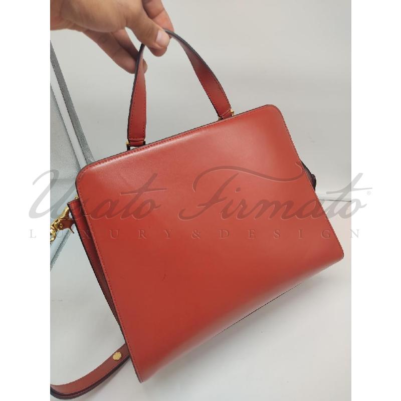 BORSA DONNA MARNI PELLE MATTONE  | Mercatino dell'Usato Roma parioli 3