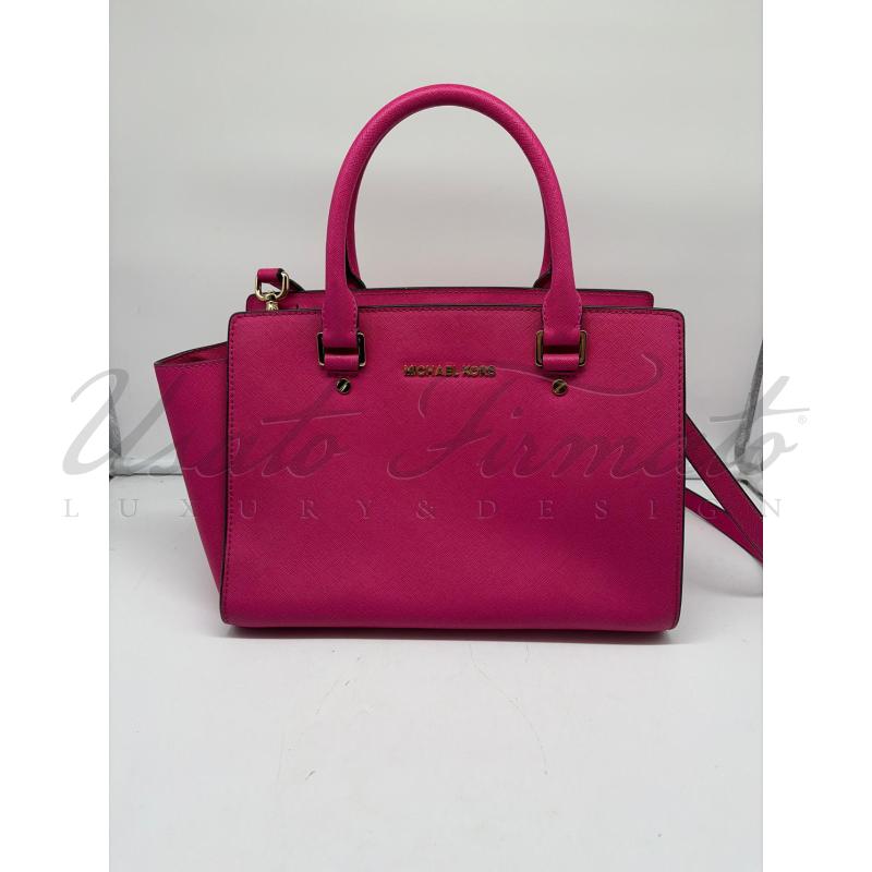 BORSA DONNA MICHAEL KORS FUCSIA | Mercatino dell'Usato Roma parioli 1