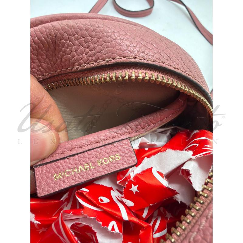 BORSA DONNA MICHAEL KORS ROSA PELLE  | Mercatino dell'Usato Roma parioli 3