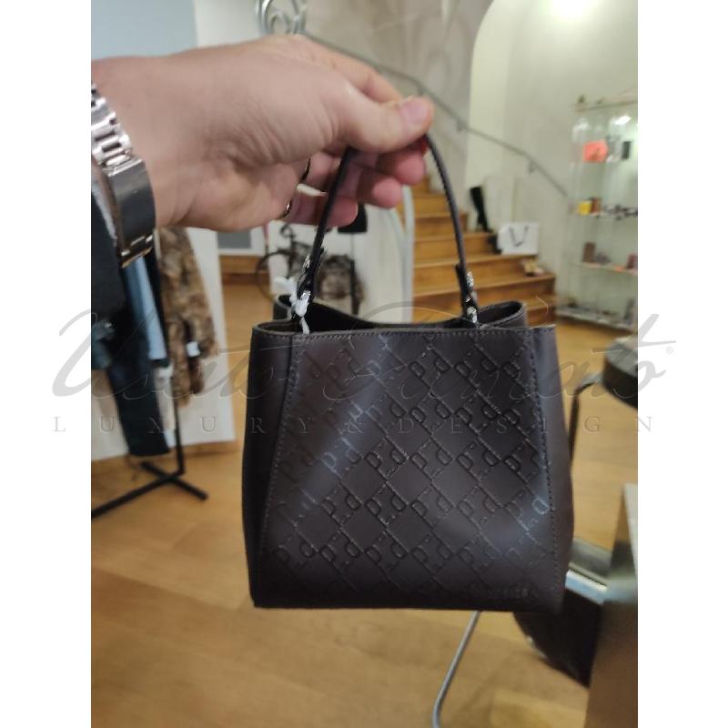 BORSA DONNA PESERICO TESTA DI MORO SECCHIELLO PELLE | Mercatino dell'Usato Roma parioli 4