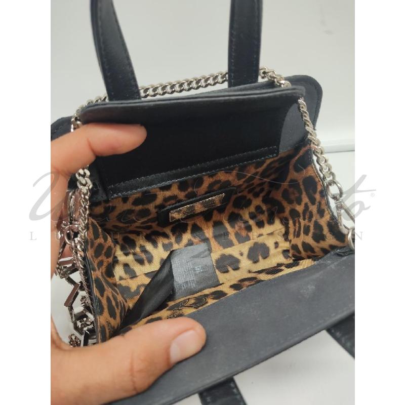 BORSA DONNA PHILIPP PLEIN NERA CATENA | Mercatino dell'Usato Roma parioli 2