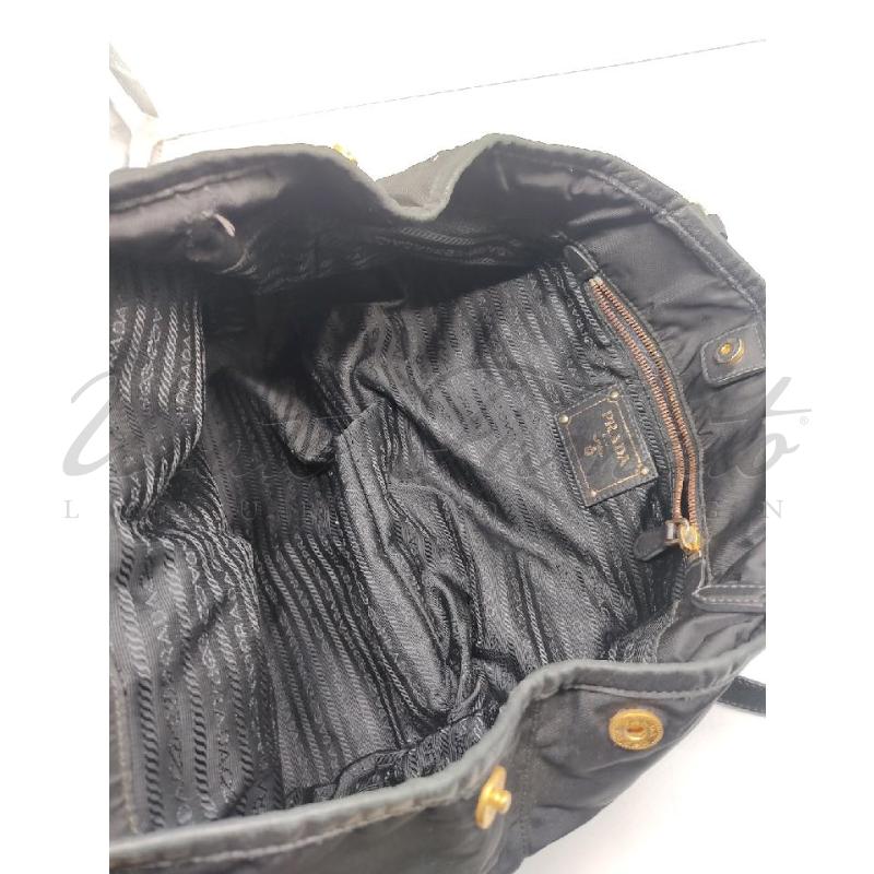 BORSA DONNA PRADA NERA NYLON  | Mercatino dell'Usato Roma parioli 3