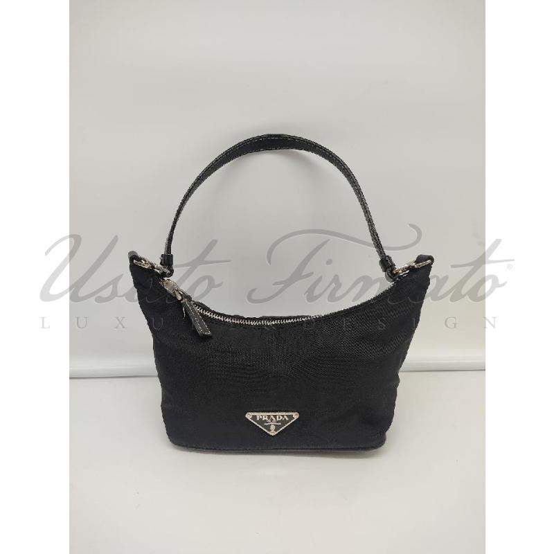 BORSA DONNA PRADA NYLON NERA | Mercatino dell'Usato Roma parioli 1