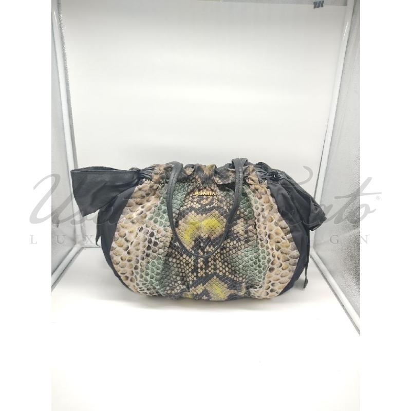 BORSA DONNA PRADA TELA ANIMALIER  COD 7 | Mercatino dell'Usato Roma parioli 1