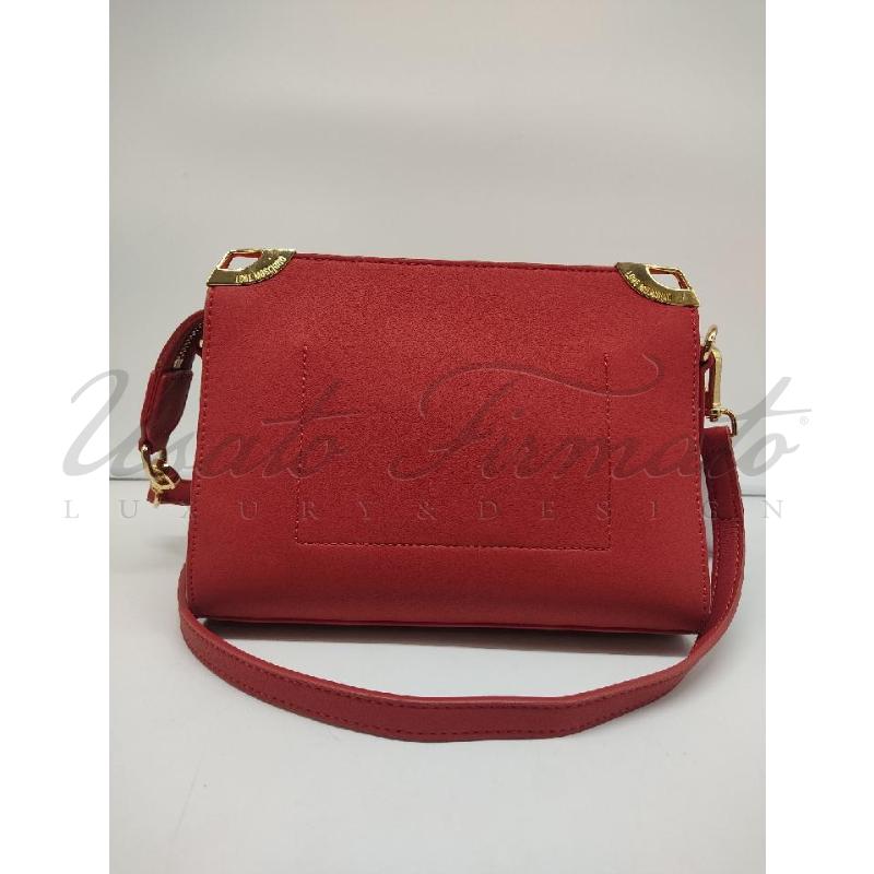 BORSA DONNA ROSSA LOVE MOSCHINO+DOPPIA TRACOLLINA | Mercatino dell'Usato Roma parioli 2