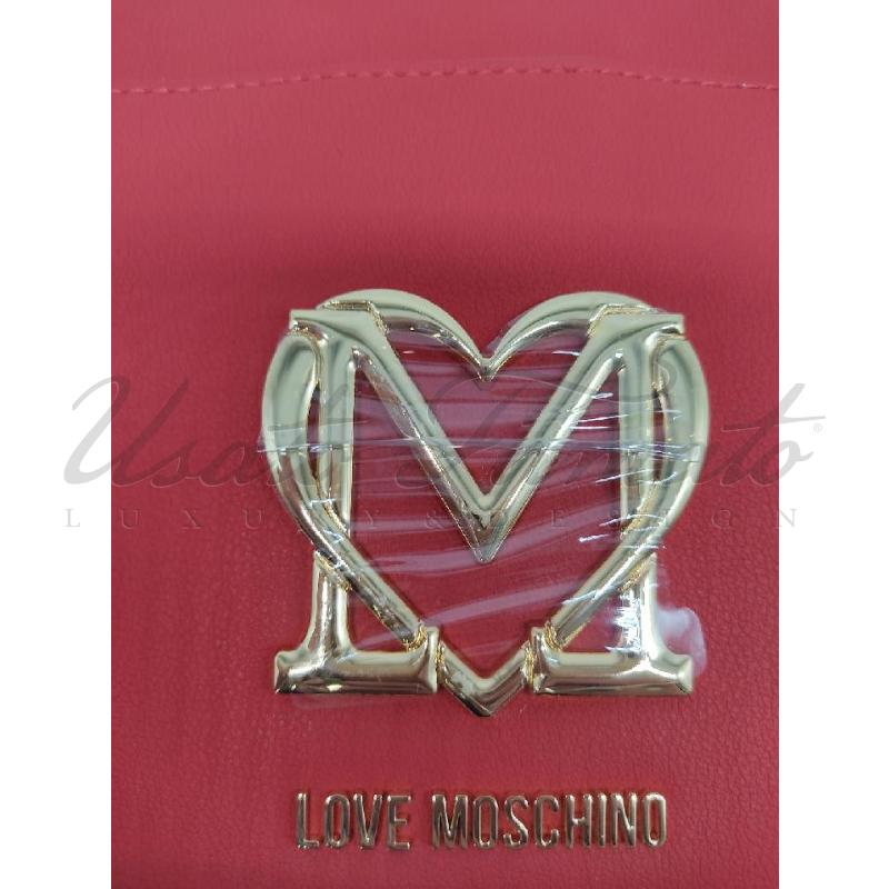 BORSA DONNA ROSSA LOVE MOSCHINO+DOPPIA TRACOLLINA | Mercatino dell'Usato Roma parioli 3