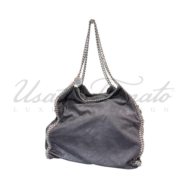 BORSA DONNA STELLA MC CARTNEY FALABELLA NERA  | Mercatino dell'Usato Roma parioli 1