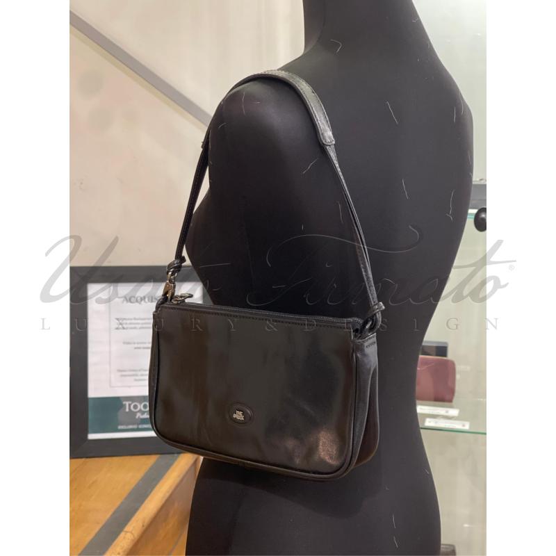 BORSA DONNA THE BRIDGE PELLE NERO  | Mercatino dell'Usato Roma parioli 4