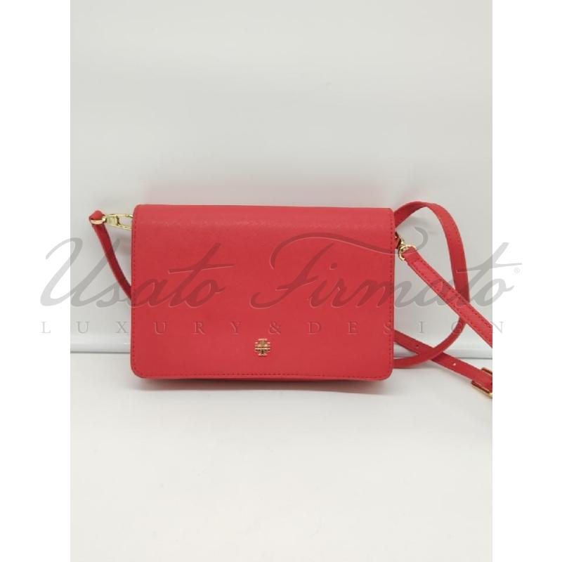 BORSA DONNA TORY BURCH ROSSA PELLE  | Mercatino dell'Usato Roma parioli 1