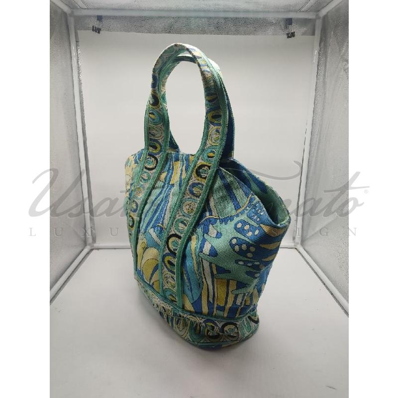 BORSA EMILIO PUCCI MULTICOLOR TESSUTO | Mercatino dell'Usato Roma parioli 2