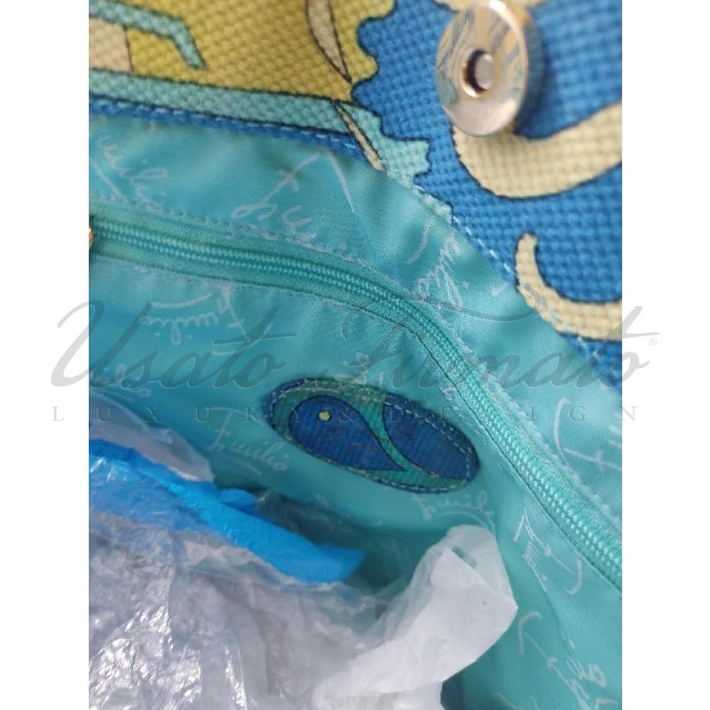 BORSA EMILIO PUCCI MULTICOLOR TESSUTO | Mercatino dell'Usato Roma parioli 4