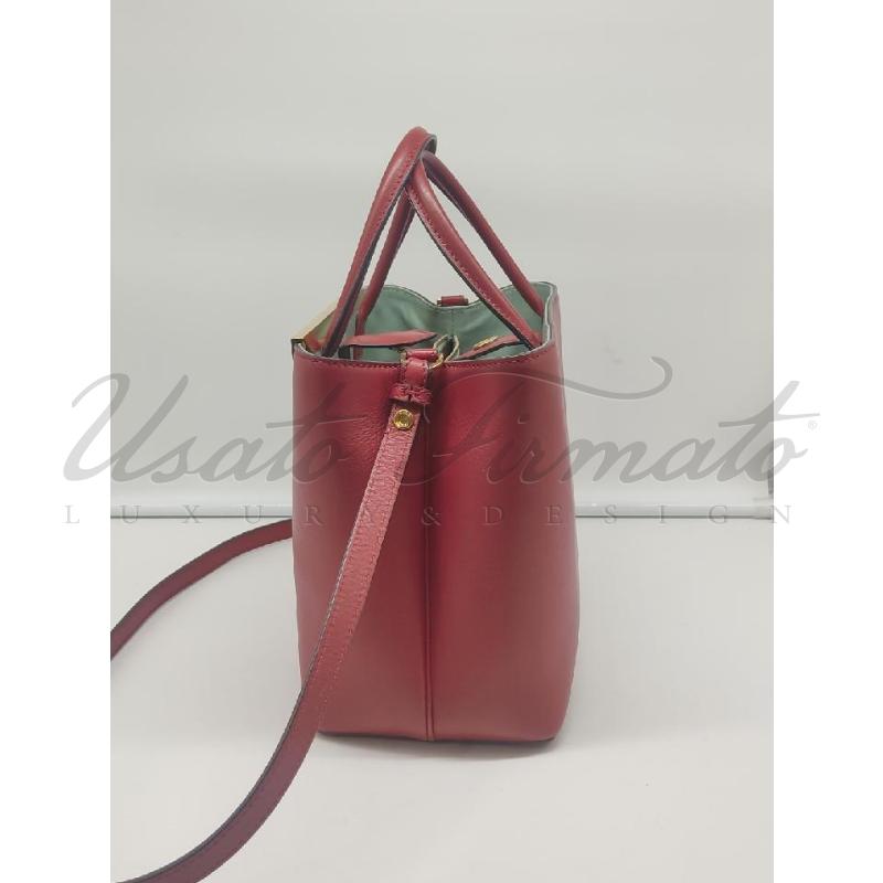BORSA FENDI 2 JOURS PELLE ROSSA COD 88BH2533WL | Mercatino dell'Usato Roma parioli 2