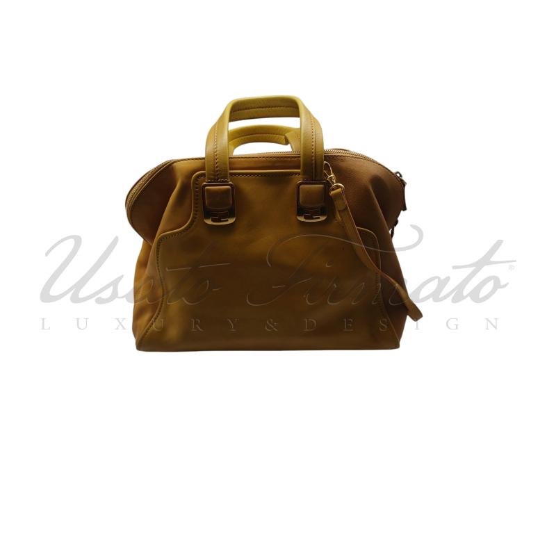 BORSA FENDI CHAMELEON GIALLA PELLE 8BL110-GVR119-2461 | Mercatino dell'Usato Roma parioli 1