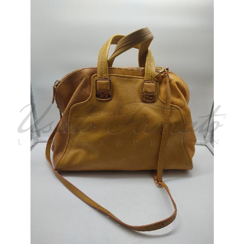 BORSA FENDI CHAMELEON GIALLA PELLE 8BL110-GVR119-2461 | Mercatino dell'Usato Roma parioli 3