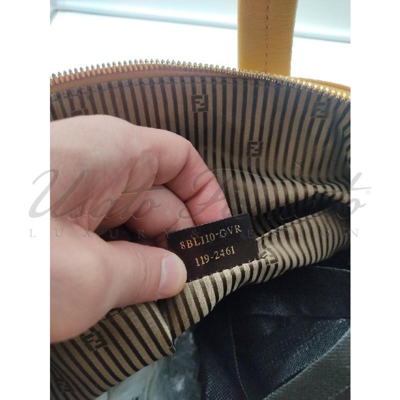 BORSA FENDI CHAMELEON GIALLA PELLE 8BL110-GVR119-2461 | Mercatino dell'Usato Roma parioli 4
