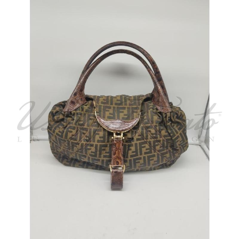BORSA FENDI SPY FF ZUCCA COD 73298BR | Mercatino dell'Usato Roma parioli 1