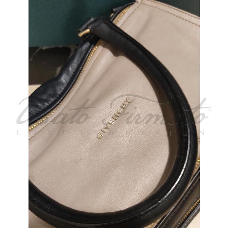 BORSA GIVENCHT BEIGE NERA BIANCA PELLE  | Mercatino dell'Usato Roma parioli 3
