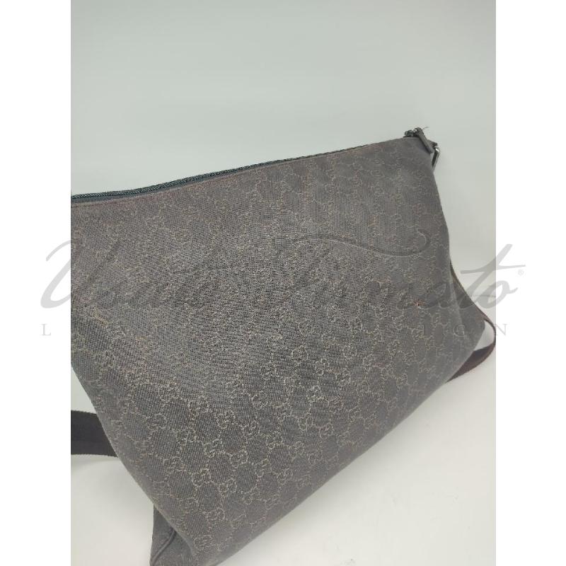 BORSA GUCCI GG MARRONE TELA DA RIV. 190628002404 | Mercatino dell'Usato Roma parioli 3