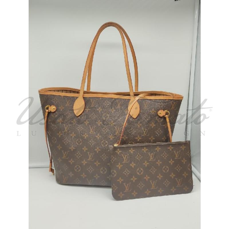 BORSA LOUIS VUITTON NEVERFULL MM + POCHETTE COD GI1139 | Mercatino dell'Usato Roma parioli 1