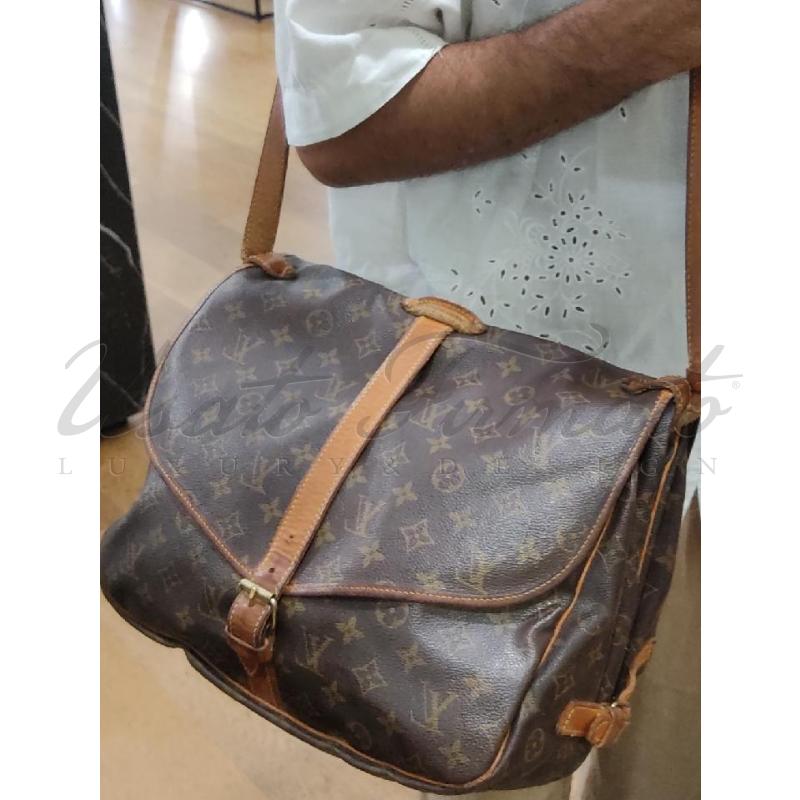 BORSA LOUIS VUITTON SAUMUR MONOGRAM GRANDE AR1922 | Mercatino dell'Usato Roma parioli 4