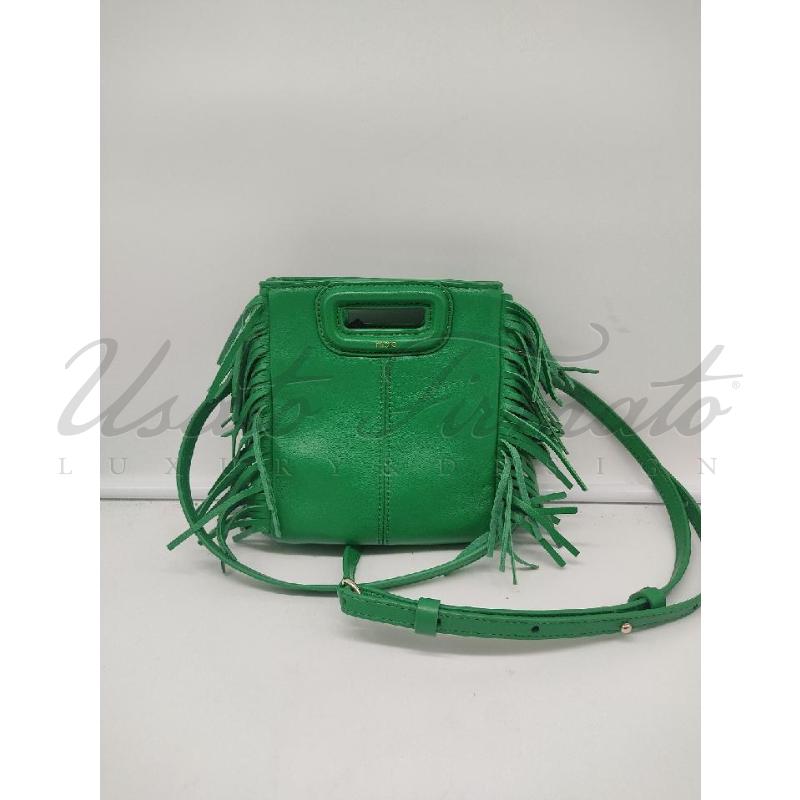 BORSA MAJE VERDE PELLE  | Mercatino dell'Usato Roma parioli 1