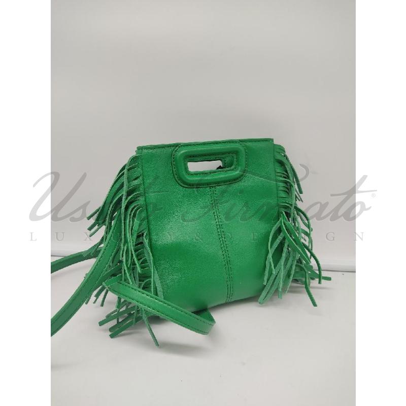 BORSA MAJE VERDE PELLE  | Mercatino dell'Usato Roma parioli 2