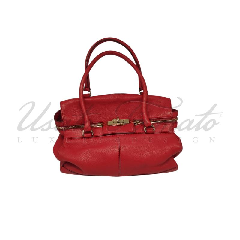BORSA MAX MARA PELLE ROSSA | Mercatino dell'Usato Roma parioli 1