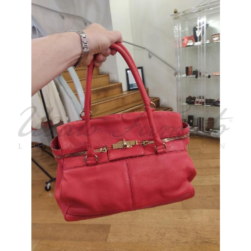 BORSA MAX MARA PELLE ROSSA | Mercatino dell'Usato Roma parioli 4