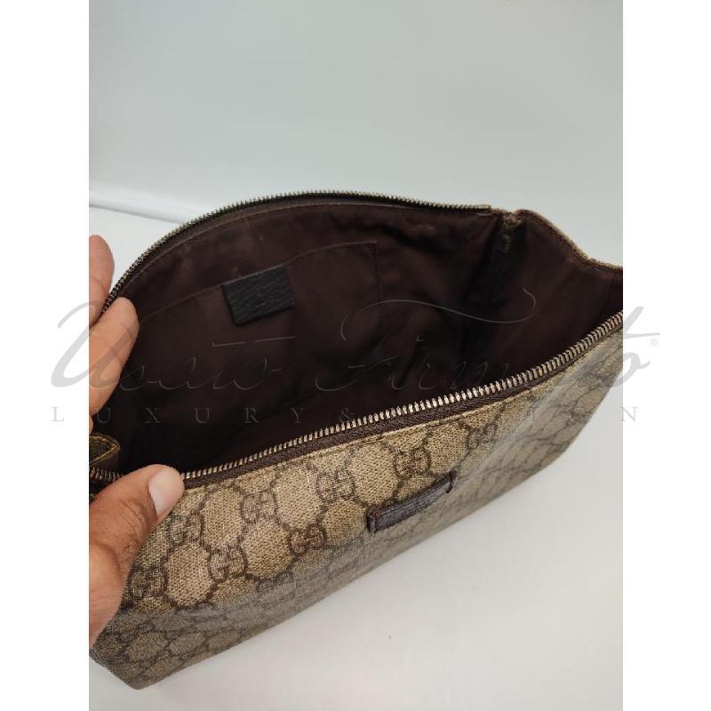 BORSA POCHETTE GUCCI GG SUPREME MONOGRAM  | Mercatino dell'Usato Roma parioli 4