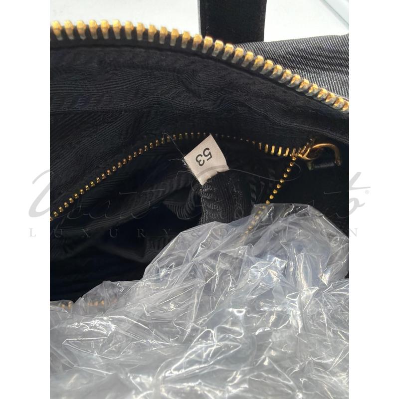 BORSA PRADA NERA NYLON SAFFIANO  | Mercatino dell'Usato Roma parioli 4