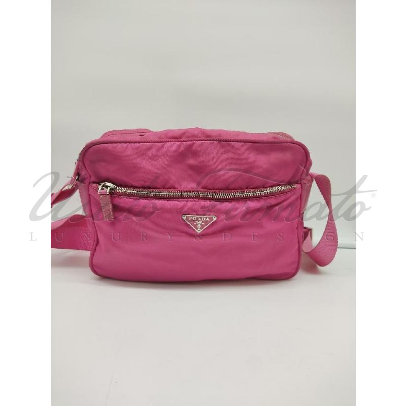 BORSA PRADA NYLON ROSA COD 42 | Mercatino dell'Usato Roma parioli 1