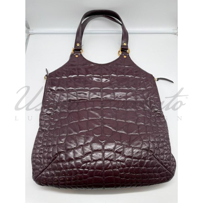 BORSA YVES SAINT LAURENT  TRIBUTE BORDEAUX 214397 | Mercatino dell'Usato Roma parioli 2