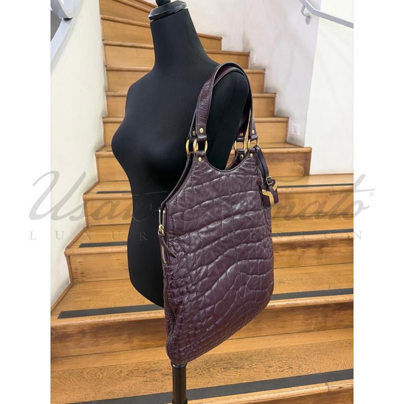BORSA YVES SAINT LAURENT  TRIBUTE BORDEAUX 214397 | Mercatino dell'Usato Roma parioli 5