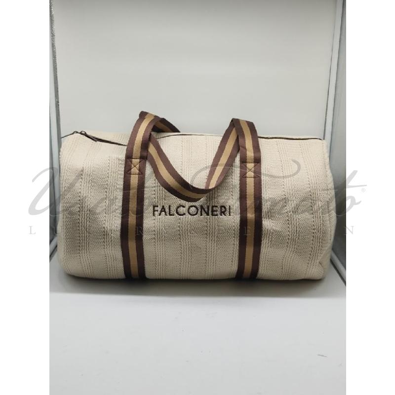 BORSONE FALCONERI BEIGE TELA  | Mercatino dell'Usato Roma parioli 1
