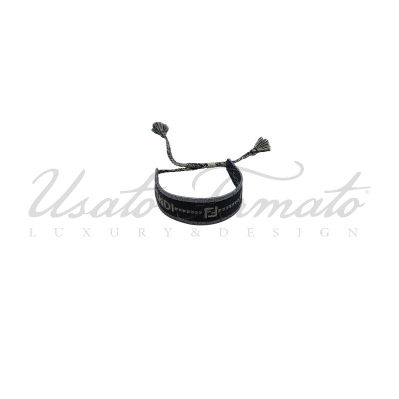 BRACCIALE FENDI TESSUTO BLU | Mercatino dell'Usato Roma parioli 1