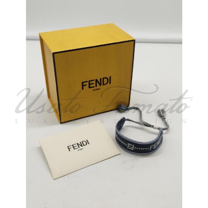 BRACCIALE FENDI TESSUTO BLU | Mercatino dell'Usato Roma parioli 2